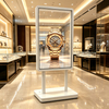 Floor Standing Transparent OLED Digital Signage Display with In-Cell Touch Screen (30” 55” 77”)