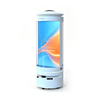 32" UFO-Style Mobile Holographic Pod – Autonomous Moving Display with AI Digital Human