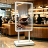Floor Standing Transparent OLED Digital Signage Display with In-Cell Touch Screen (30” 55” 77”)