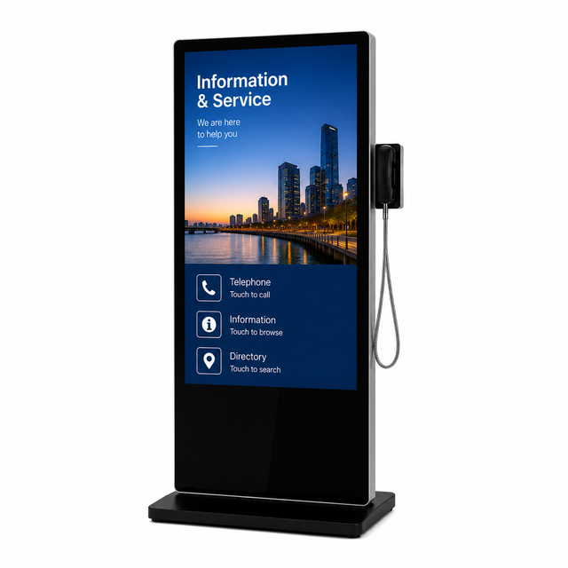 Interactive Phone Booth Kiosk