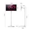 24 Inch Movable Smart Display with Battery & Touchscreen