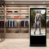Floor Standing Kiosk Digital Signage And Display Wifi LCD Touch Screen Totem Kiosks With Movable Wheels And CMS Software