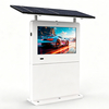 Outdoor Solar Advertising Display LiFePO4 Battery Powered LCD Digital Signage Kiosk