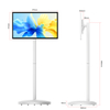 15.6 Inch Movable Smart Display with Battery & Touchscreen