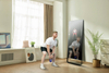 Floor Stand Magic Mirror LCD Touch Screen Mirror Kiosk Photo Booth Advertising Display Gym Fitness Smart Mirror
