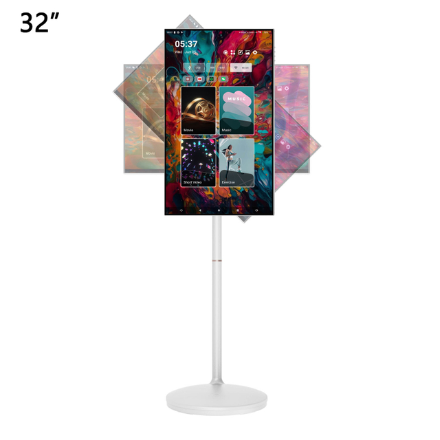 32 Inch Movable Smart Display with Battery & Touchscreen