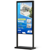 High Brightness Shop Window LCD Display Floor Standing Advertising Screen Double Sided Digital Signage Media Player