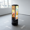 Multi-Screen AI Advertising Display Robot with Projection for Shopping Mall Restaurant