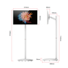 27 Inch Movable Smart Display with Battery & Touchscreen