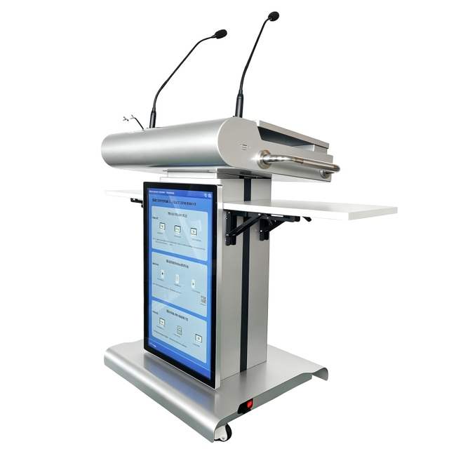 Intelligent Adjustable Podium – Dual‑Screen Smart Lectern