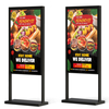 High Brightness Shop Window LCD Display Floor Standing Advertising Screen Double Sided Digital Signage Media Player