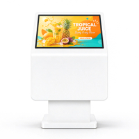T-Shape Interactive Touch Screen Kiosk Display Stand