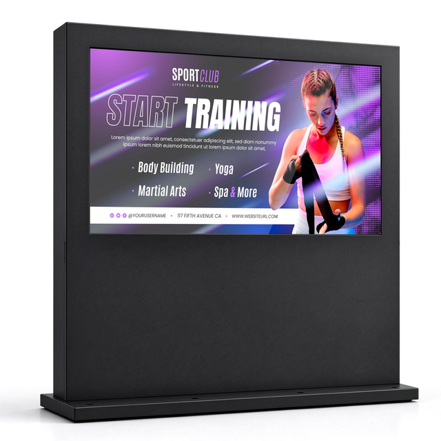 Horizontal Outdoor High Brightness Weatherproof Display