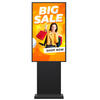 Outdoor LCD Digital Kiosk High Brightness IP65 Dust Proof Digital Signage Totem Advertising Display