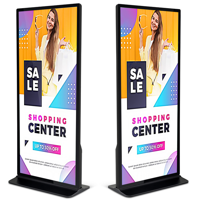 Full Screen Digital Signage And Display Floor Standing Advertising Display Standing Player Kiosk LCD Touch Screen Kiosk