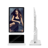 Floor Standing 360° Smart Touch Screen 4K LCD Advertising Display Kiosk Animation for Rotating Digital Signage
