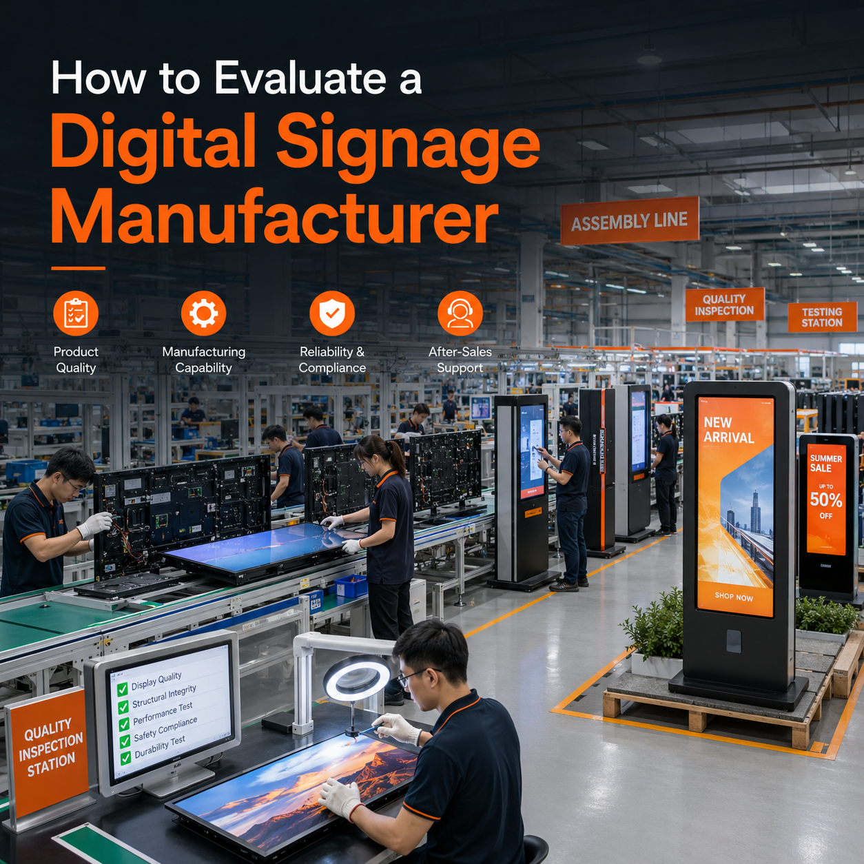 How To Evaluate A Digital Signage Manufacturer(1)
