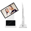 Floor Standing 360° Smart Touch Screen 4K LCD Advertising Display Kiosk Animation for Rotating Digital Signage