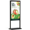 High Brightness Shop Window LCD Display Floor Standing Advertising Screen Double Sided Digital Signage Media Player