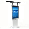 High Brightness Outdoor Solar Powered Advertising Screen Floor Standing LCD Digital Signage Totem